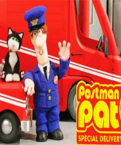 Postman Pat Poster Diamond Paintings