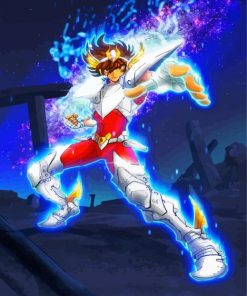 Powerful Warrior Pegasus Seiya Diamond Paintings