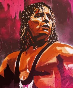 Professional Wrestler Bret Hart Diamond Paintings