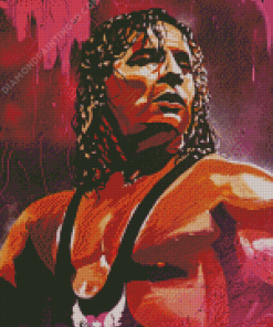 Professional Wrestler Bret Hart Diamond Paintings