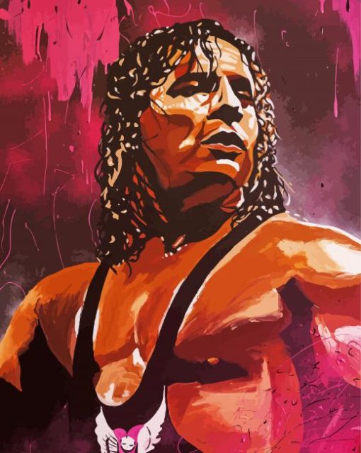 Professional Wrestler Bret Hart Diamond Paintings