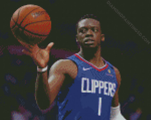 Reggie Jackson Basketball Player Diamond Paintings