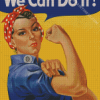 Rosie The Riveter Diamond Paintings