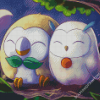 Rowlet Art Diamond Paintings