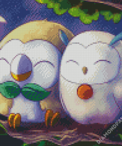 Rowlet Art Diamond Paintings