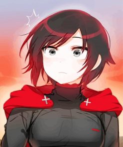 Ruby Rose RWBY Diamond Paintings