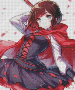 Ruby Rose Character Art Diamond Paintings