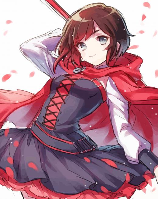 Ruby Rose Character Art Diamond Paintings