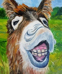 Smiling Donkey Diamond Paintings