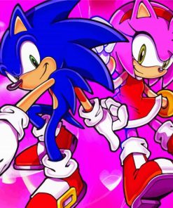 Sonic Amy Rose Characters Diamond Paintings