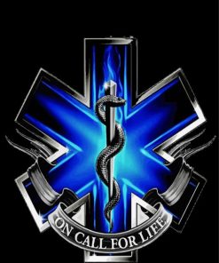 The EMS Star Of Life Diamond Paintings