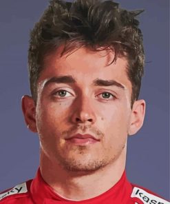 The Race Driver Charles Leclerc Diamond Paintings