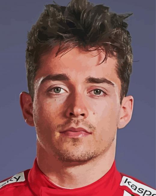 The Race Driver Charles Leclerc Diamond Paintings