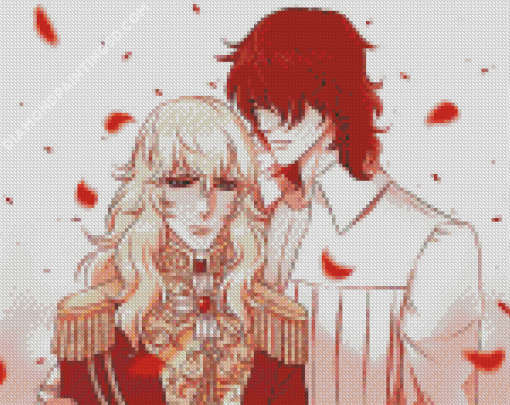 The Rose Of Versailles Manga Characters Diamond Paintings