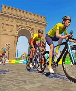 Tour De France Bicycle Race Diamond Paintings