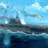 Uss Lexington The Blue Ghost Diamond Paintings