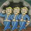 Vault Boy Fallout Diamond Paintings