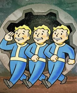 Vault Boy Fallout Diamond Paintings