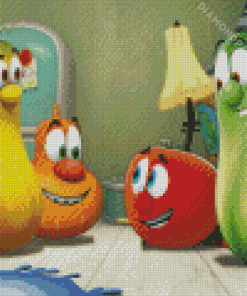 Veggietales Cartoon Diamond Paintings