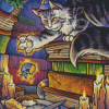 Wizard Cat Diamond Paintings