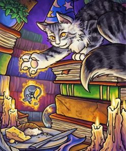 Wizard Cat Diamond Paintings