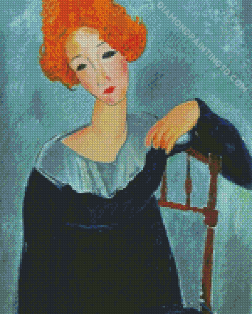 Women With Red Hair Amedeo Modigliani Diamond Paintings