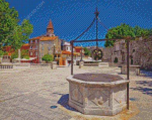 Zadar The Five Wells Square Diamond Paintings