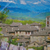 Zagori Town Greece Diamond Paintings