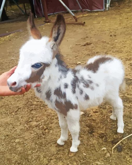 Adorable Mini Donkey Diamond Paintings