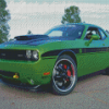 Aesthetic Green Mopar Car Diamond Paintings