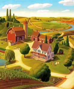 Beautiful Country Scene Diamond Paintings