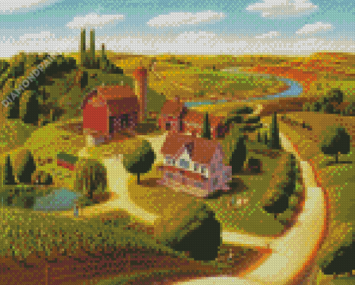 Beautiful Country Scene Diamond Paintings