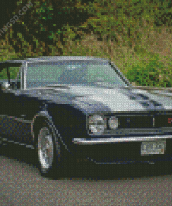 Black 1967 Camaro Diamond Paintings