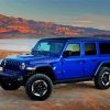 Blue Jeep Wrangler Diamond Paintings