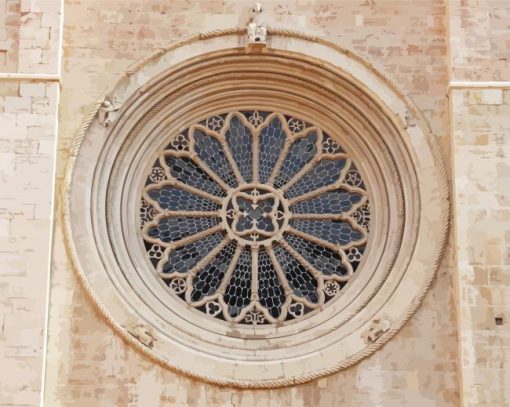 Cathedral Rose Window Diamond Paintings