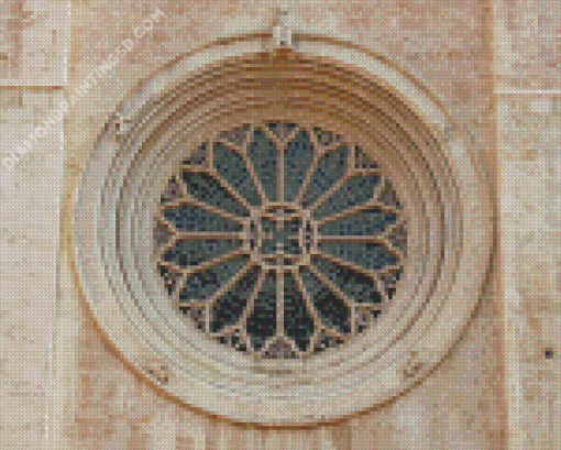 Cathedral Rose Window Diamond Paintings