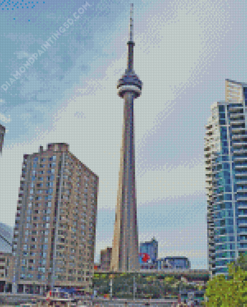 CN Tower Canadian Landmark Diamond Paintings