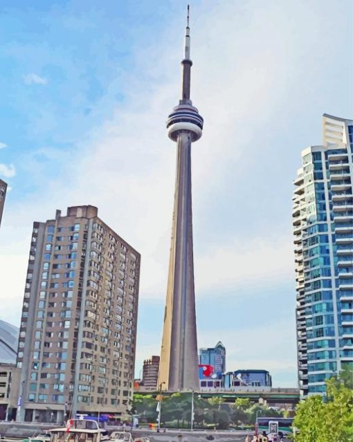 CN Tower Canadian Landmark Diamond Paintings