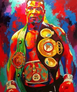 Colorful Mike Tyson Diamond Paintings