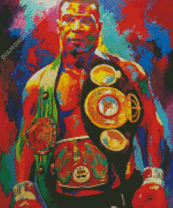 Colorful Mike Tyson Diamond Paintings