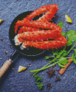 Cooking Crab Legs Diamond Paintings