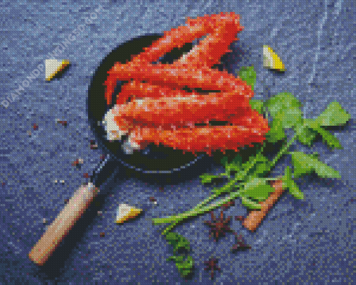 Cooking Crab Legs Diamond Paintings