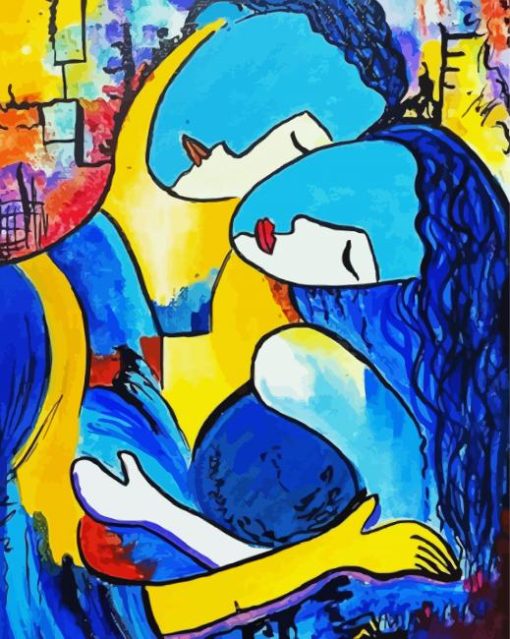 Cool Abstract Couple Diamond Paintings