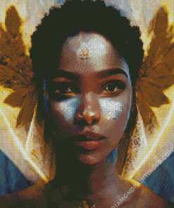 Cool African Angel Diamond Paintings