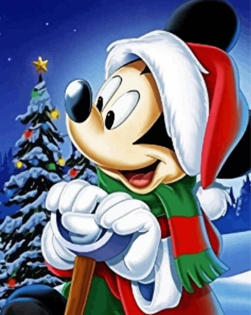 Cool Mickey Mouse Christmas Diamond Paintings