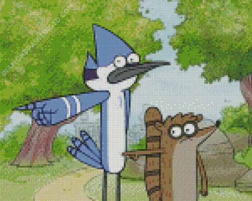 Cool Regular Show Diamond Paintings