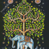 Elephant Tree Of Life Diamond Paintings