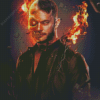 Finn Balor Ghost Rider Art Diamond Paintings