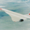 Flying Concorde Plane Diamond Paintings