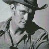 Handsome Actor Chuck Connors Diamond Paintings